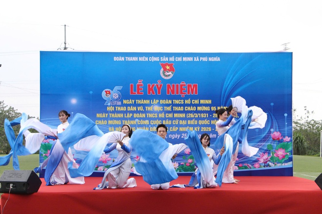 Phú Nghĩa: Sôi nổi Lễ kỷ niệm 95 năm ngày thành lập Đoàn TNCS Hồ Chí Minh- Ảnh 4.