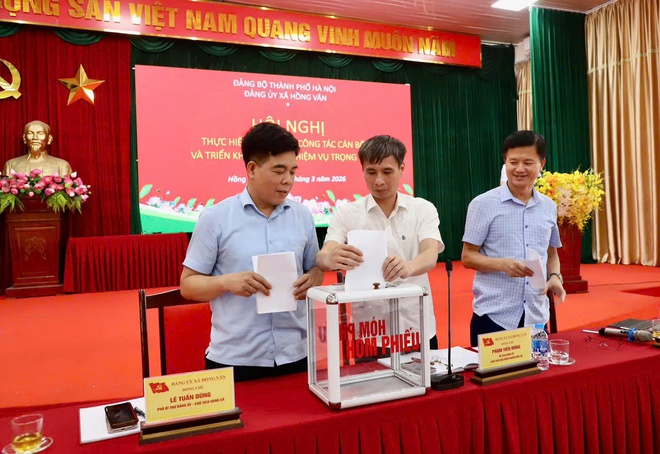 Đảng ủy xã Hồng Vân tổ chức hội nghị thực hiện quy trình công tác cán bộ - Ảnh 8.