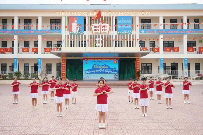 “Sân chơi đồng diễn sân trường” tại Trường Tiểu học Ninh Sở- Ảnh 5.