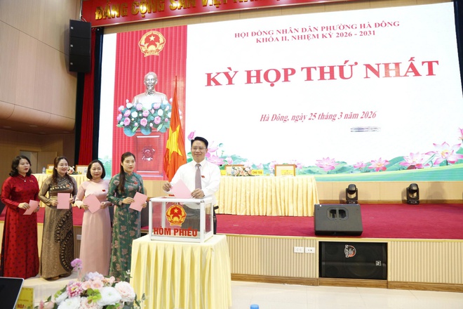 HĐND phường Hà Đông khóa II, nhiệm kỳ 2026–2031 tổ chức thành công Kỳ họp thứ nhất- Ảnh 2.