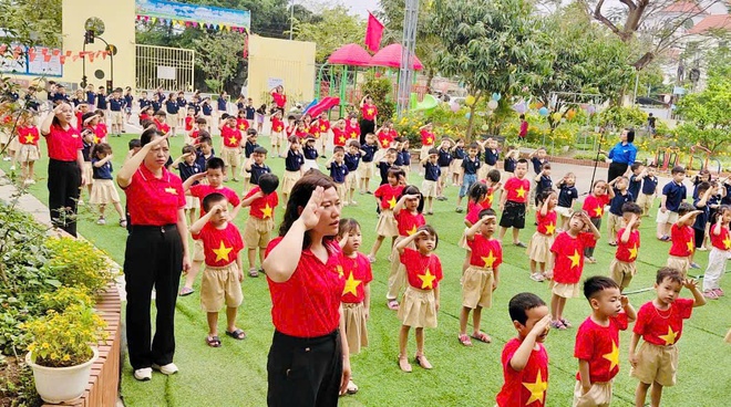 Trường mầm non Ninh Sở nhiều hoạt động nhân kỷ niệm 95 năm Ngày thành lập Đoàn TNCS Hồ Chí Minh - Ảnh 8.