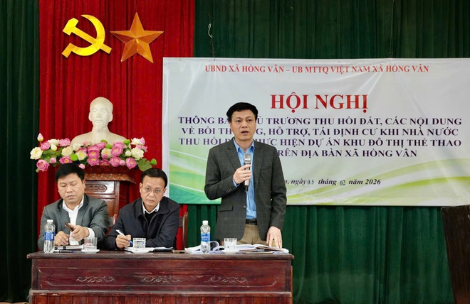 Xã Hồng Vân nỗ lực giải phóng mặt bằng dự án khu đô thị thể thao Olympic- Ảnh 2.