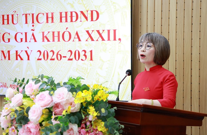 HĐND XÃ TRUNG GIÃ KHOÁ XXII TỔ CHỨC KỲ HỌP THỨ NHẤT KIỆN TOÀN CÁC CHỨC DANH LÃNH ĐẠO CHỦ CHỐT- Ảnh 9.