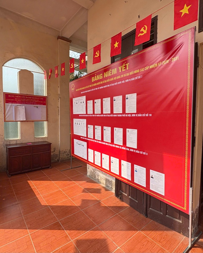 Kiểm tra công tác chuẩn bị cho ngày bầu cử đại biểu Quốc hội và HĐND các cấp nhiệm kỳ 2026-2031 tại các điểm bầu cử xã Hồng Vân.- Ảnh 4.