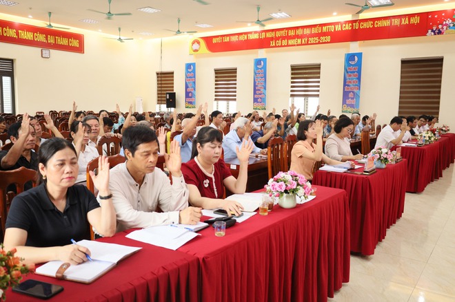 UBMTTQ VIỆT NAM XÃ CỔ ĐÔ TỔ CHỨC HỘI NGHỊ HIỆP THƯƠNG LẦN THỨ NĂM KIỆN TOÀN NHÂN SỰ NHIỆM KỲ 2025–2030- Ảnh 2.