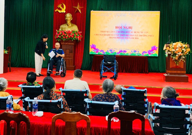 Thượng Phúc trao tặng 15 xe lăn, tiếp thêm nghị lực cho người khuyết tật- Ảnh 4.