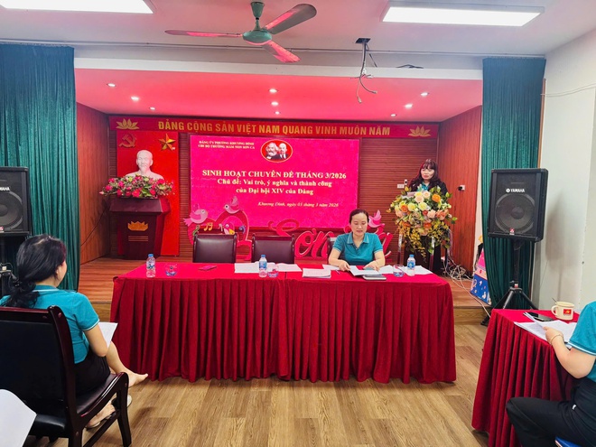 Đảng ủy phường Khương Đình triển khai tổ chức đợt sinh hoạt chính trị sâu rộng trong toàn Đảng bộ tháng 3/2026- Ảnh 4.