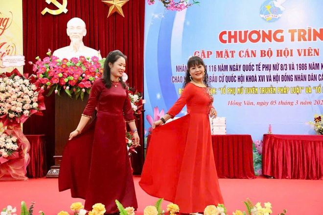 Hội Phụ nữ xã Hồng Vân gặp mặt kỷ niệm Ngày Quốc tế Phụ nữ 8/3 - Ảnh 4.