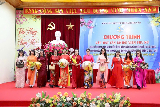 Hội Phụ nữ xã Hồng Vân gặp mặt kỷ niệm Ngày Quốc tế Phụ nữ 8/3 - Ảnh 5.