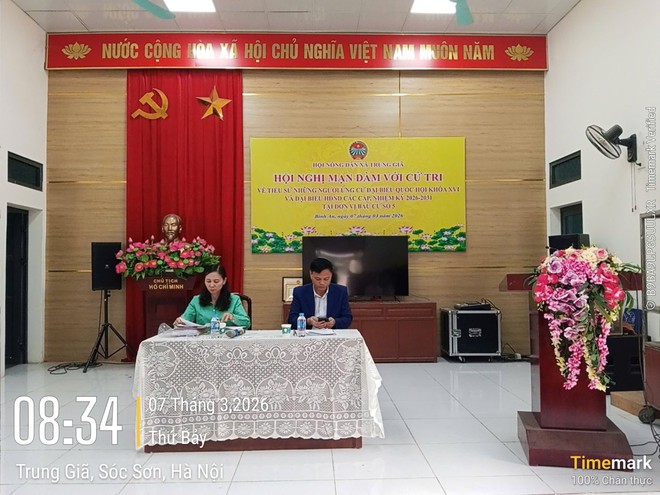 TRUNG GIÃ: ĐỒNG LOẠT TỔ CHỨC 8 HỘI NGHỊ MẠN ĐÀM VỚI CỬ TRI VỀ TIỂU SỬ NGƯỜI ỨNG CỬ ĐẠI BIỂU QUỐC HỘI VÀ HĐND CÁC CẤP NHIỆM KỲ 2026-2031- Ảnh 14.