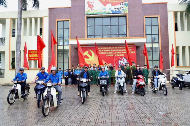 Đoàn thanh niên xã Hồng Vân đã tổ chức Lễ phát động ra quân Tháng Thanh niên năm 2026.- Ảnh 13.