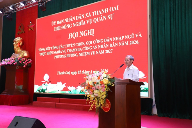 Thanh Oai tổng kết công tác tuyển chọn, gọi công dân nhập ngũ và nghĩa vụ tham gia công an nhân dân năm 2026- Ảnh 7.