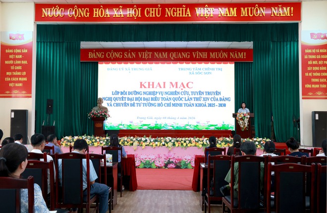 TRUNG GIÃ: TỔ CHỨC HỌC TẬP NGHỊ QUYẾT ĐẠI HỘI XIV CỦA ĐẢNG; TRIỂN KHAI CUỘC THI CHÍNH LUẬN BẢO VỆ NỀN TẢNG TƯ TƯỞNG CỦA ĐẢNG LẦN THỨ SÁU, NĂM 2026- Ảnh 2.