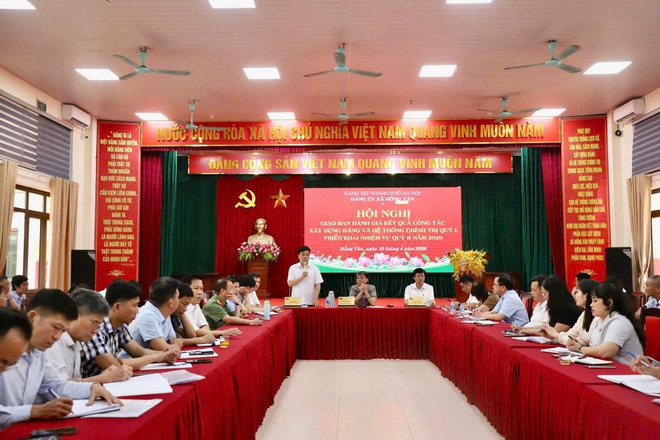 Giao ban đánh giá kết quả công tác xây dựng Đảng và hệ thống chính trị quý I, triển khai nhiệm vụ quý II/2026 - Ảnh 2.