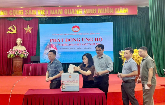 Xã Hồng Vân đã tổ chức phát động và kêu gọi ủng hộ Quỹ "Vì biển, đảo Việt Nam" năm 2026.- Ảnh 4.