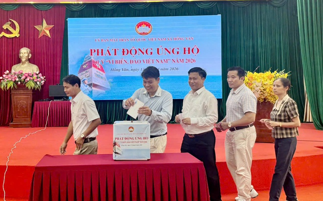 Xã Hồng Vân đã tổ chức phát động và kêu gọi ủng hộ Quỹ "Vì biển, đảo Việt Nam" năm 2026.- Ảnh 5.