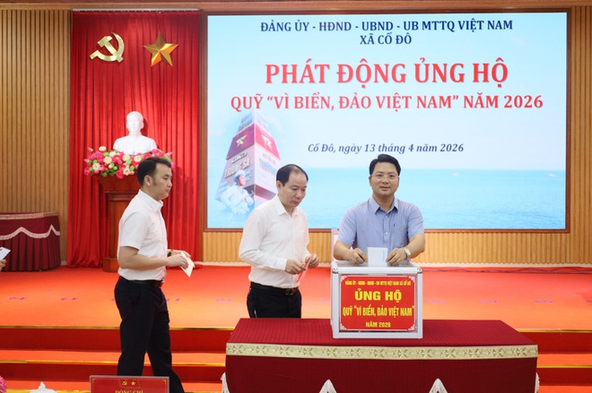 XÃ CỔ ĐÔ TỔ CHỨC PHÁT ĐỘNG ỦNG HỘ QUỸ “VÌ BIỂN, ĐẢO VIỆT NAM” NĂM 2026- Ảnh 2.