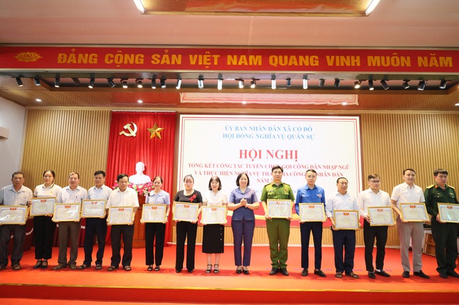 XÃ CỔ ĐÔ TỔ CHỨC HỘI NGHỊ TỔNG KẾT CÔNG TÁC TUYỂN QUÂN NĂM 2026- Ảnh 4.