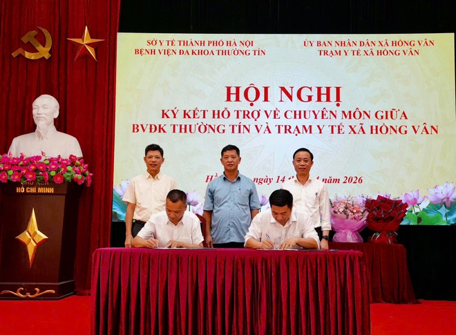 Xã Hồng Vân ký kết với Bệnh viện Đa khoa Thường Tín: Nâng cao chất lượng chăm sóc sức khỏe từ cơ sở- Ảnh 7.