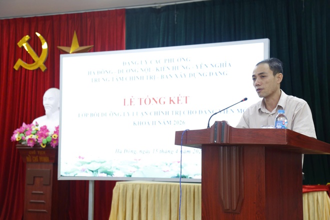 Hoàn thành lớp bồi dưỡng lý luận chính trị cho đảng viên mới khóa II năm 2026- Ảnh 2.