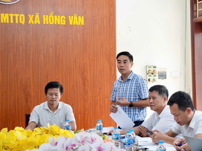 Thường trực Đảng ủy xã Hồng Vân tổ chức làm việc với MTTQ và các tổ chức Chính trị - Xã hội- Ảnh 3.