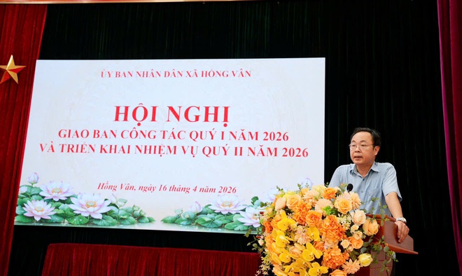 Xã Hồng Vân giao ban đánh giá kết quả thực hiện nhiệm vụ quý I và triển khai phương hướng nhiệm vụ quý II/2026- Ảnh 8.