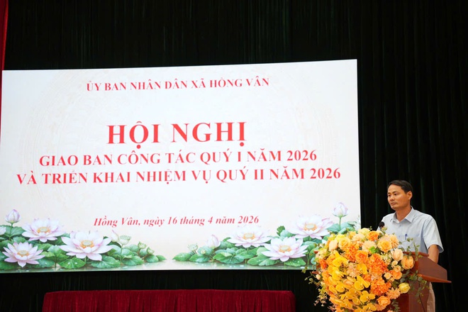 Xã Hồng Vân giao ban đánh giá kết quả thực hiện nhiệm vụ quý I và triển khai phương hướng nhiệm vụ quý II/2026- Ảnh 9.