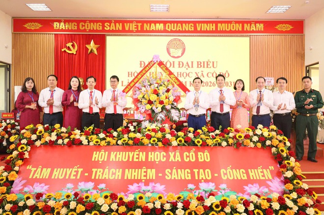 ĐẠI HỘI ĐẠI BIỂU HỘI KHUYẾN HỌC XÃ CỔ ĐÔ LẦN THỨ I, NHIỆM KỲ 2026 – 2031- Ảnh 1.