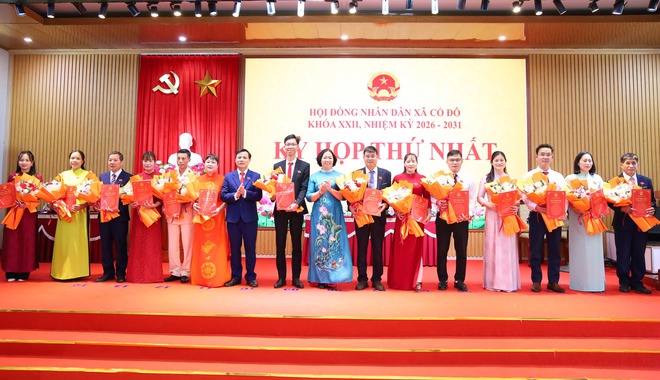 HĐND XÃ CỔ ĐÔ KHÓA XXII, NHIỆM KỲ 2026 – 2031 TỔ CHỨC KỲ HỌP THỨ NHẤT- Ảnh 3.