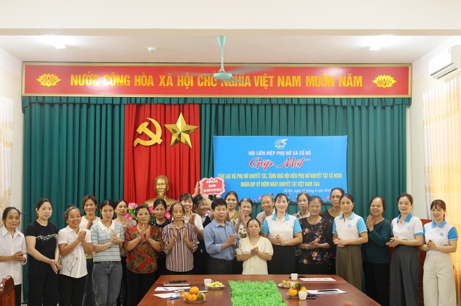 HỘI LIÊN HIỆP PHỤ NỮ XÃ CỔ ĐÔ TỔ CHỨC GẶP MẶT CÂU LẠC BỘ PHỤ NỮ KHUYẾT TẬT NHÂN NGÀY NGƯỜI KHUYẾT TẬT VIỆT NAM 18/4- Ảnh 2.