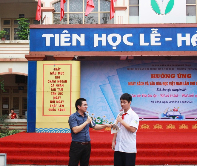 Phường Hà Đông tổ chức thành công Ngày Sách và Văn hoá đọc lần thứ V năm 2026- Ảnh 4.
