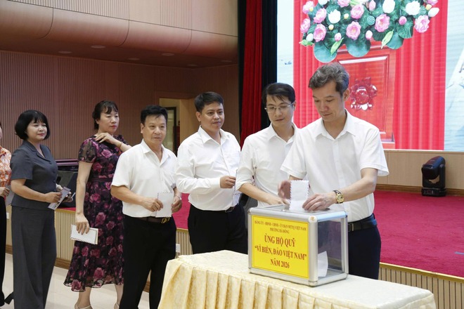 Phường Hà Đông phát động ủng hộ Quỹ “Vì biển, đảo Việt Nam” năm 2026- Ảnh 6.