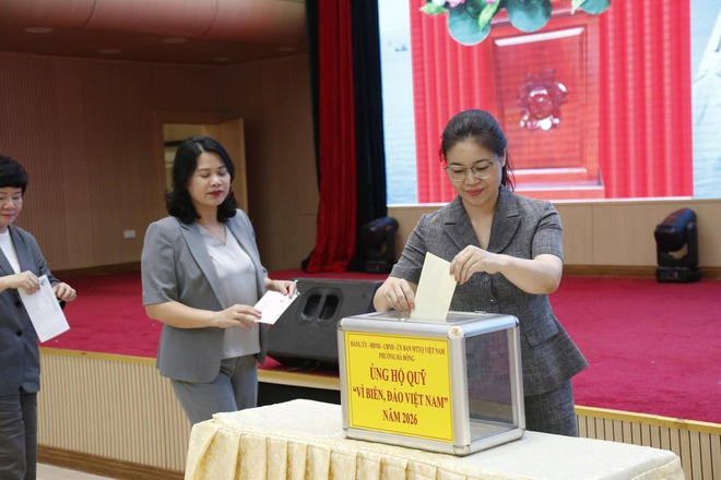 Phường Hà Đông phát động ủng hộ Quỹ “Vì biển, đảo Việt Nam” năm 2026- Ảnh 2.