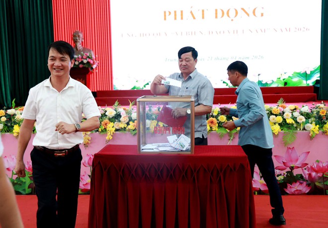 TRUNG GIÃ PHÁT ĐỘNG ỦNG HỘ QUỸ “VÌ BIỂN, ĐẢO VIỆT NAM” NĂM 2026 - LAN TỎA TINH THẦN YÊU NƯỚC, HƯỚNG VỀ BIỂN ĐẢO THIÊNG LIÊNG - Ảnh 4.