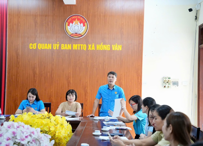 Hội nghị sơ kết Công đoàn xã Hồng Vân quý I, năm 2026 – Dấu ấn từ những con số và hành động thiết thực- Ảnh 3.