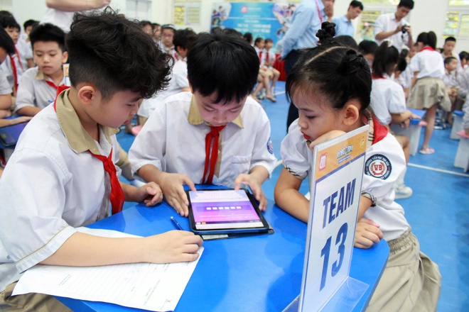 Gần 1.000 học sinh Tiểu học Vạn Bảo hào hứng "Chinh phục RoboBiMi”- Ảnh 5.