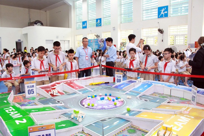 Gần 1.000 học sinh Tiểu học Vạn Bảo hào hứng "Chinh phục RoboBiMi”- Ảnh 6.