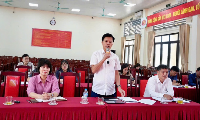 Họp Giao Ban Chỉ Đạo Giải Phóng Mặt Bằng Các Dự Án Trọng Điểm Trên Địa Bàn Xã Hồng Vân - Ảnh 2.