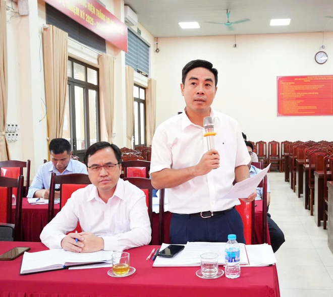 Họp Giao Ban Chỉ Đạo Giải Phóng Mặt Bằng Các Dự Án Trọng Điểm Trên Địa Bàn Xã Hồng Vân - Ảnh 4.