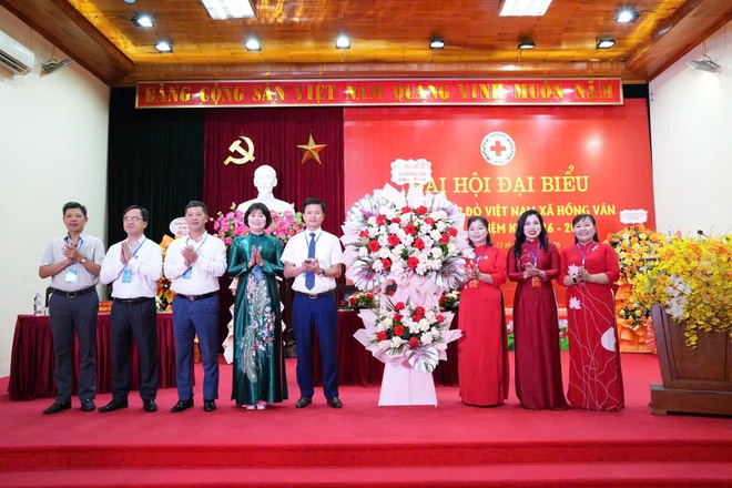 Đại hội Hội Chữ Thập đỏ xã Hồng Vân lần thứ I: Lan tỏa hoạt động nhân đạo- Ảnh 1.