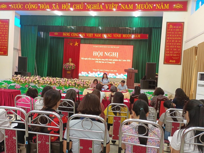 HỘI ĐỒNG SÁNG KIẾN XÃ TRUNG GIÃ TRIỂN KHAI CÔNG TÁC CHẤM SÁNG KIẾN KINH NGHIỆM ĐỢT 1 NĂM 2026- Ảnh 2.