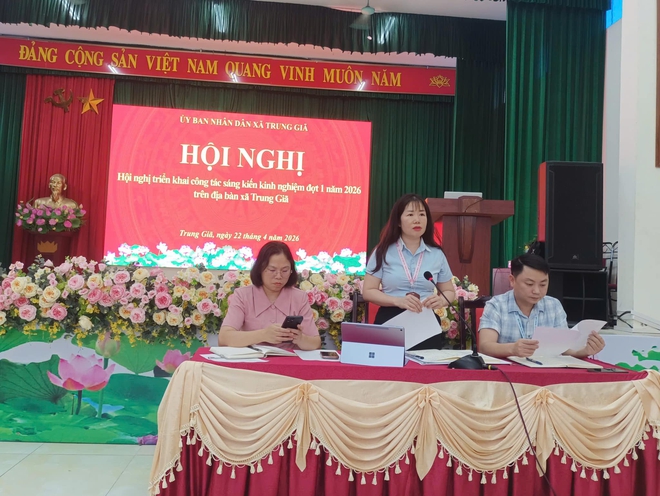 HỘI ĐỒNG SÁNG KIẾN XÃ TRUNG GIÃ TRIỂN KHAI CÔNG TÁC CHẤM SÁNG KIẾN KINH NGHIỆM ĐỢT 1 NĂM 2026- Ảnh 3.