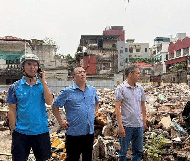 Phường Khương Đình đẩy nhanh tiến độ dự án đường vành đai 2,5, duy trì thi công xuyên xuyên lễ- Ảnh 3.