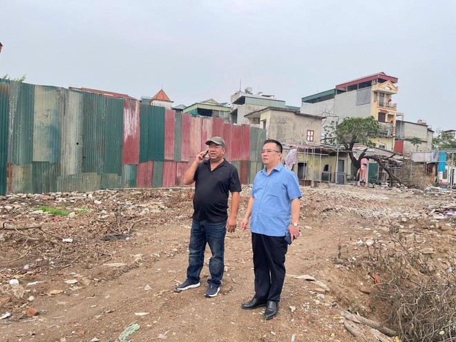 Phường Khương Đình đẩy nhanh tiến độ dự án đường vành đai 2,5, duy trì thi công xuyên xuyên lễ- Ảnh 6.