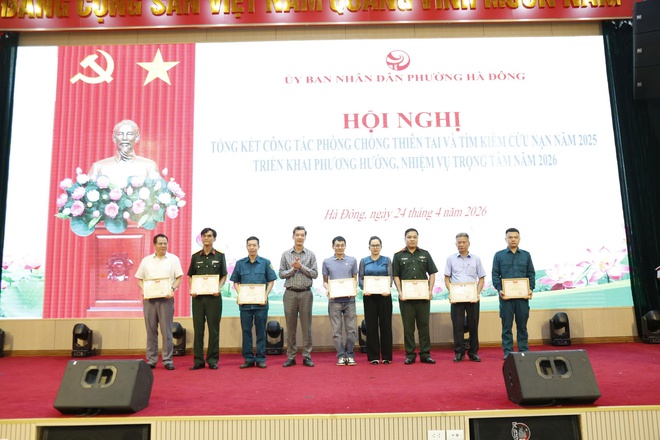 Phường Hà Đông chủ động nâng cao năng lực phòng, chống thiên tai, sẵn sàng ứng phó năm 2026- Ảnh 3.