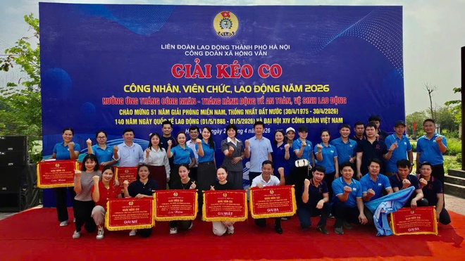 Sôi nổi giải kéo co xã Hồng Vân chào mừng Ngày Quốc tế Lao động 1/5- Ảnh 9.
