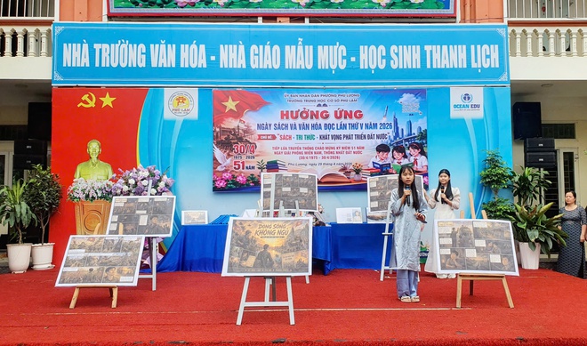 Phường Phú Lương phát động Ngày hội Sách và Văn hóa đọc với chủ đề “Sách - tri thức - khát vọng phát triển đất nước”- Ảnh 5.