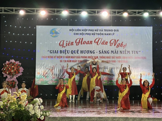 GIAI ĐIỆU QUÊ HƯƠNG- SÁNG MÃI NIỀM TIN: Lan toả khí thế tháng Tư lịch sử tại xã Trung Giã- Ảnh 13.