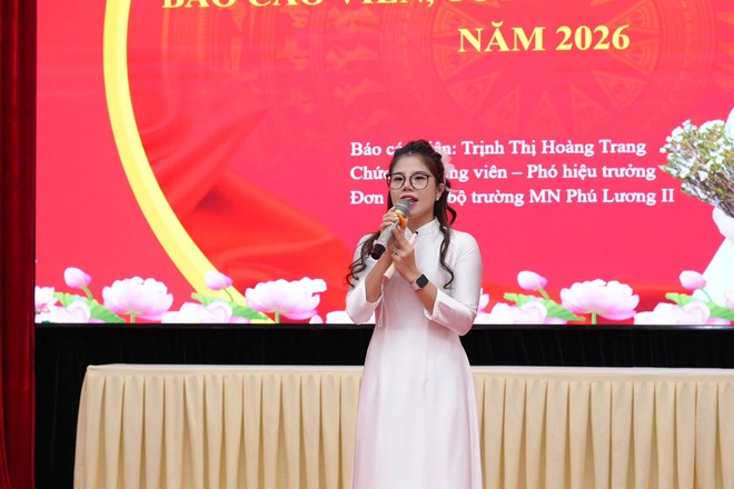Phường Phú Lương tổ chức Hội thi Báo cáo viên, tuyên truyền viên giỏi cụm 4- Nơi thể hiện bản lĩnh tuyên truyền- Ảnh 2.