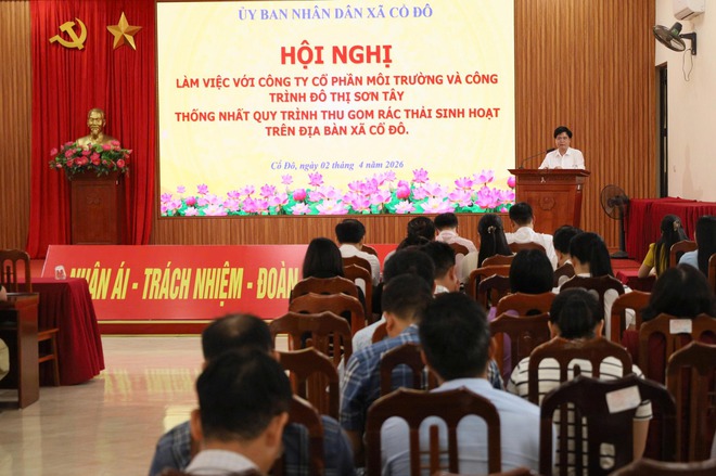 UBND XÃ CỔ ĐÔ PHỐI HỢP TỔ CHỨC HỘI NGHỊ THỐNG NHẤT QUY TRÌNH THU GOM RÁC THẢI SINH HOẠT TẠI CÁC KHU DÂN CƯ- Ảnh 3.